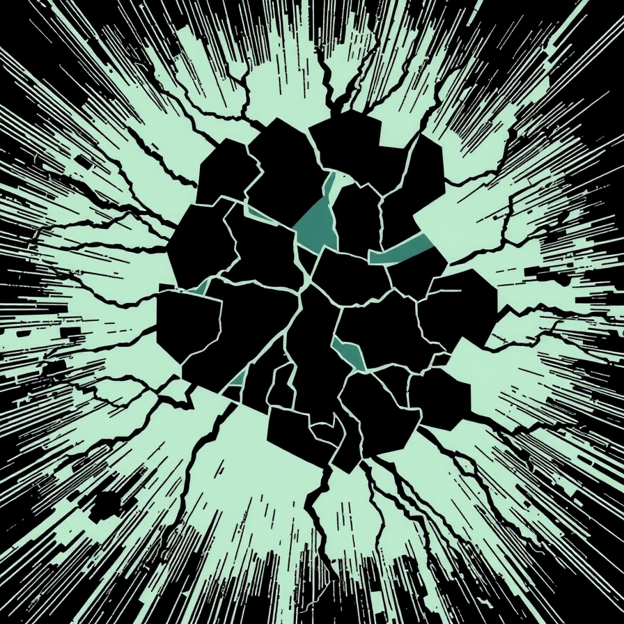 A decaying web of network connections