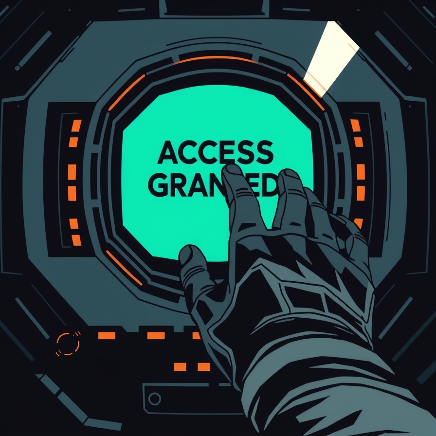 Rank promotion screen with new mission credential